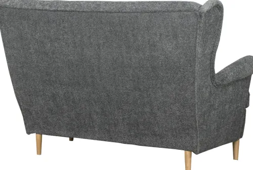 Sofy I Kanapy|Sofy Nierozkładane*Bodzio Sofa 2-osobowa Werina (boucle grafit)