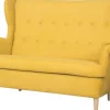 Sofy Nierozkładane*Bodzio Sofa 2-osobowa Werina (diamentowy miód)