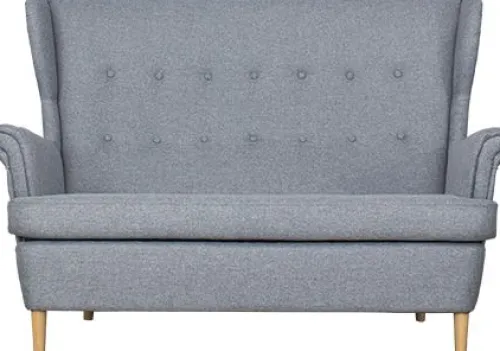 Sofy I Kanapy|Sofy Nierozkładane*Bodzio Sofa 2-osobowa Werina (gustimo szary)