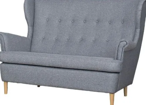 Sofy I Kanapy|Sofy Nierozkładane*Bodzio Sofa 2-osobowa Werina (gustimo szary)