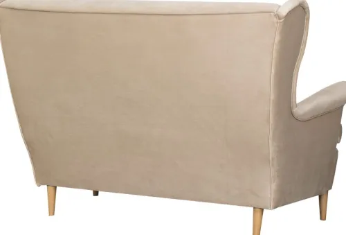Sofy I Kanapy|Sofy Nierozkładane*Bodzio Sofa 2-osobowa Werina (plusz beż)