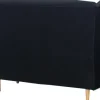 Sofy I Kanapy|Sofy Rozkładane*Bodzio Sofa 2-osobowa Werina (plusz czarny)