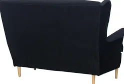 Sofy I Kanapy|Sofy Rozkładane*Bodzio Sofa 2-osobowa Werina (plusz czarny)
