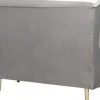 Sofy I Kanapy|Sofy Nierozkładane*Bodzio Sofa 2-osobowa Werina (plusz srebrzysty)