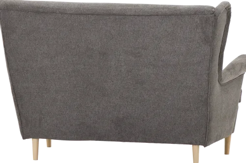 Sofy Nierozkładane*Bodzio Sofa 2-osobowa Werina (rojal grafit)