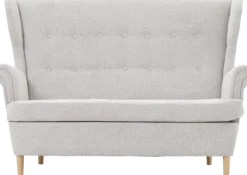 Sofy Nierozkładane*Bodzio Sofa 2-osobowa Werina (rojal jasny szary)