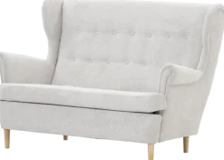 Sofy Nierozkładane*Bodzio Sofa 2-osobowa Werina (rojal jasny szary)