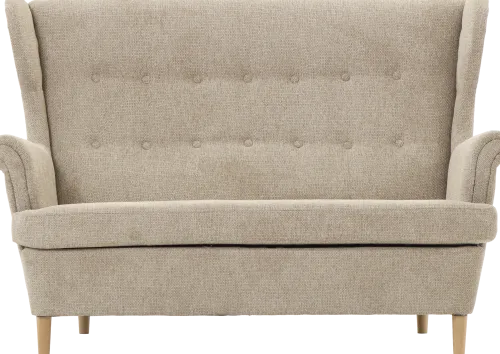 Sofy Nierozkładane*Bodzio Sofa 2-osobowa Werina (rojal latte)