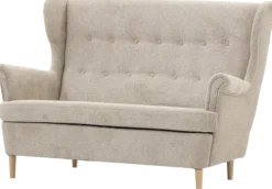 Sofy Nierozkładane*Bodzio Sofa 2-osobowa Werina (rojal latte)