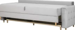Sofy I Kanapy|Sofy Rozkładane*Bodzio Sofa Paris (plusz srebrzysty)