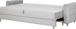 Sofy I Kanapy|Sofy Rozkładane*Bodzio Sofa Paris (plusz srebrzysty)