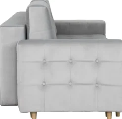 Sofy I Kanapy|Sofy Rozkładane*Bodzio Sofa Paris (plusz srebrzysty)