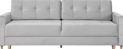 Sofy I Kanapy|Sofy Rozkładane*Bodzio Sofa Paris (plusz srebrzysty)