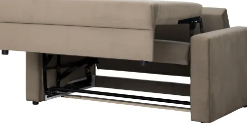 Sofy I Kanapy|Sofy Rozkładane*Bodzio Sofa rozkładana Milano (plusz brąz)