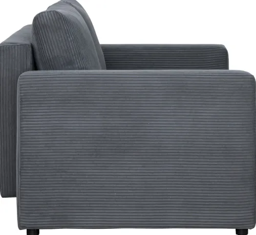 Sofy I Kanapy|Sofy Rozkładane*Bodzio Sofa rozkładana Milano (sztruks grafit)
