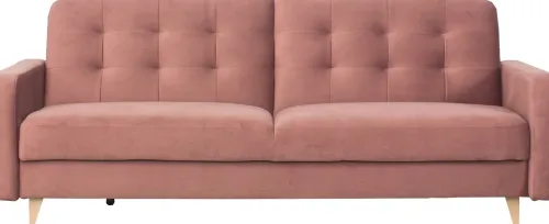 Sofy I Kanapy|Sofy Rozkładane*Bodzio Sofa Sewilla (plusz brudny róż)