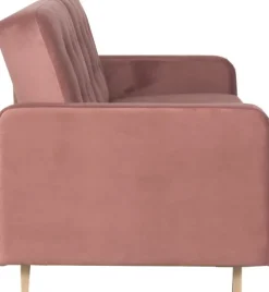 Sofy I Kanapy|Sofy Rozkładane*Bodzio Sofa Sewilla (plusz brudny róż)