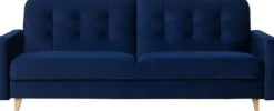 Sofy I Kanapy|Sofy Rozkładane*Bodzio Sofa Sewilla (plusz granat)