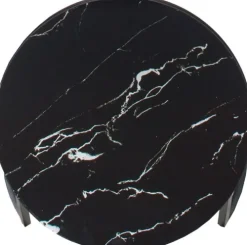 Stoliki|Stoliki I Ławy Do Salonu*CN-160 Stolik kawowy 60cm Marbi 9 (czarny-marmur)