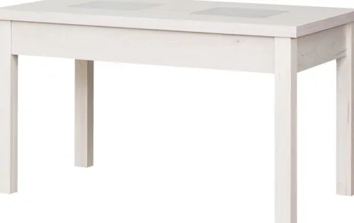 Stoliki|Stoliki*Bodzio Stolik prostokątny ze szkłem 100cm (dąb Soma perłowy)