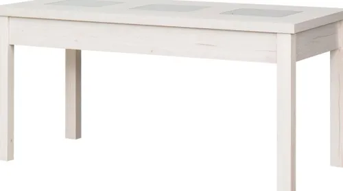 Stoliki|Stoliki*Bodzio Stolik prostokątny ze szkłem 120cm (dąb Soma perłowy)