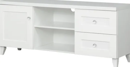 Szafki|Szafki*Bodzio Stolik RTV 138 cm Majorka (biały)