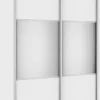 Wysokie Szafy|Szafy Z Lustrem*Bodzio Szafa przesuwna 120 cm lustra (biały mat)