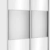 Szafy Z Lustrem|Wysokie Szafy*Bodzio Szafa przesuwna 120 cm lustra (biały połysk)