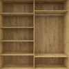 Wysokie Szafy|Szafy Z Lustrem*Bodzio Szafa przesuwna lustra 200cm (dąb soma ciemny)