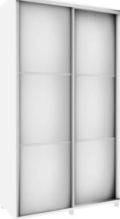 Wysokie Szafy|Szafy Z Lustrem*Bodzio Szafa przesuwna 3xlustra 120cm (biały)