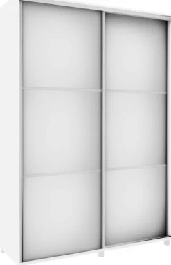Wysokie Szafy|Szafy Z Lustrem*Bodzio Szafa przesuwna 3xlustra 150cm (biały)