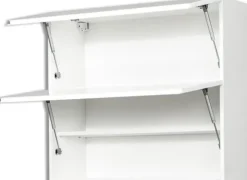 Szafki Kuchenne Wiszące|Szafki Kuchenne*Bodzio Szafka 80 górna dzielona Kampara (Biały lakier/Biały)