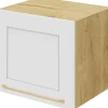 Szafki Kuchenne Wiszące|Szafki Kuchenne*Bodzio Szafka 50x36 nad okap Laurencja (biały lakier mat/dąb Soma ciemny)