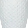 Wazony, Doniczki I Kosze Na Kwiaty*CN-164 Wazon ceramiczny Konti 26 (biały/złoty)