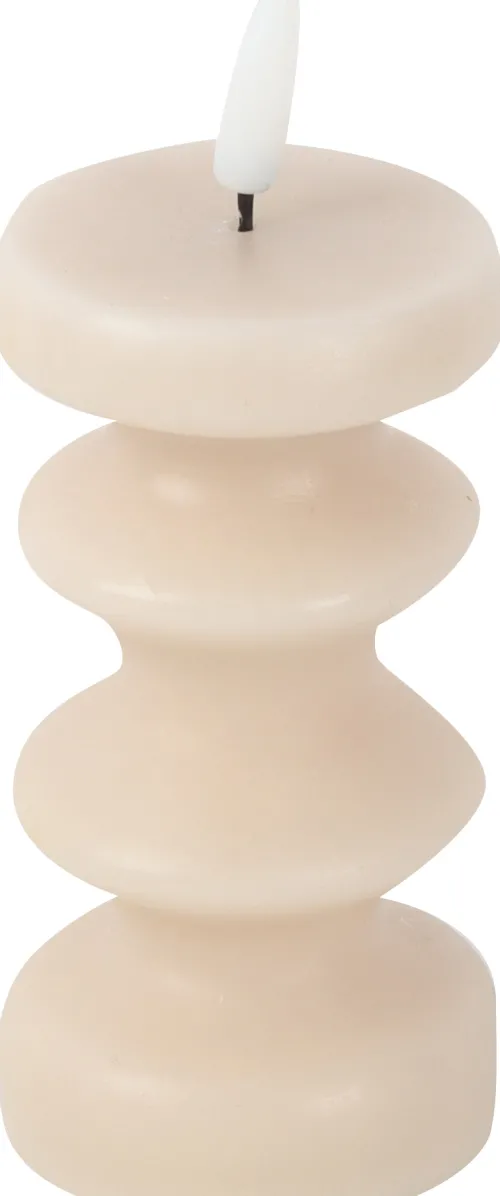 Lampki Nocne, Lampiony I Świece*CN-216 Świeca LED mała Soho 7 (beżowy)