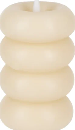 Lampki Nocne, Lampiony I Świece*CN-263 Świeca woskowa LED Cozy Light 61 (kremowy)