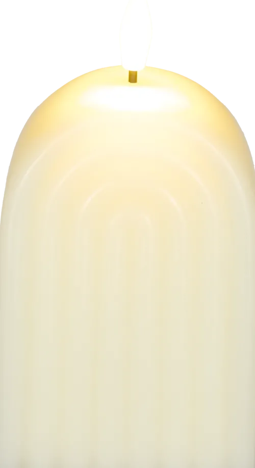Lampki Nocne, Lampiony I Świece*CN-257 Świeca woskowa LED Cozy Light 54 (kremowa)