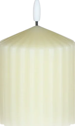 Lampki Nocne, Lampiony I Świece*CN-257 Świeca woskowa LED mała Cozy Light 52 (kremowa)