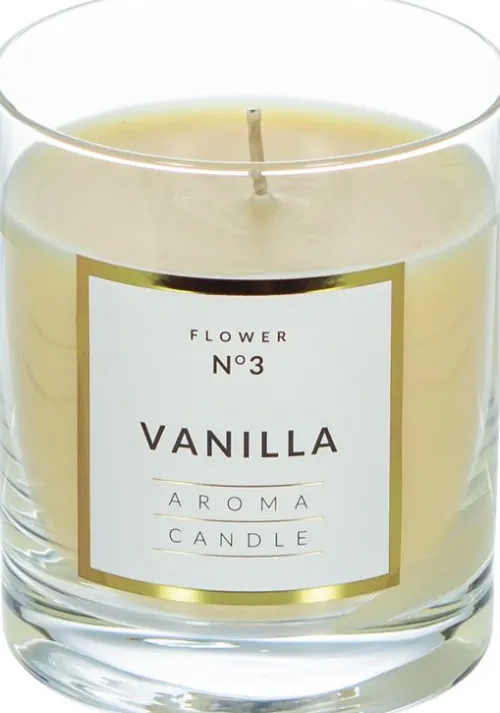 Lampki Nocne, Lampiony I Świece*PL-7 Świeca zapachowa w szkle Vanilla